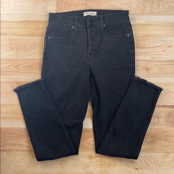 Madewell 10” High Rise Skinny Jean Berkeley Black - Picture 2 of 5